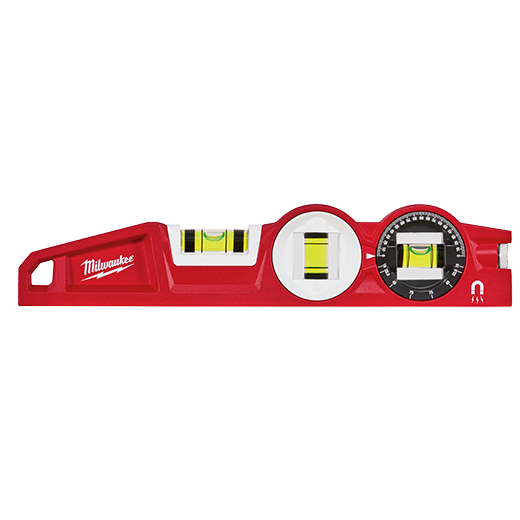 Milwaukee 48-22-5210 10 in. Die cast Torpedo Level w/ 360 Degree Locking Vial