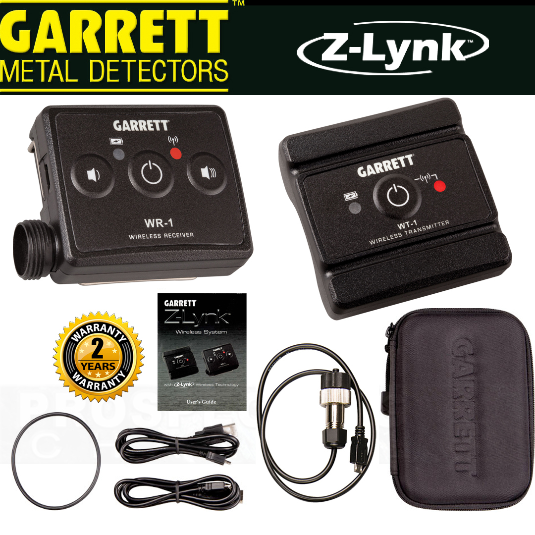 GARRETT METAL AT DETECTORS Z-LYNK 2 PIN JACK z link Wireless Headphone System