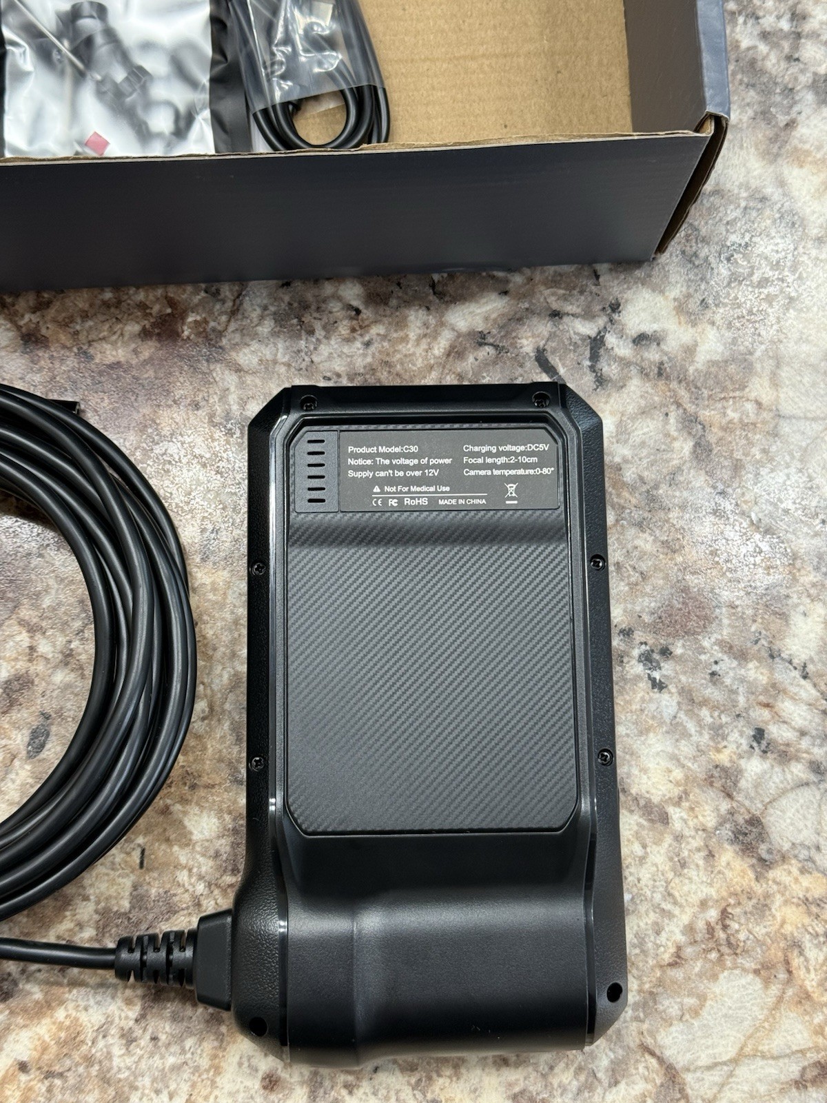 1080P HD Industrial Endoscope Borescope LCD 4.3inch 8mm Inspection Dual Lens