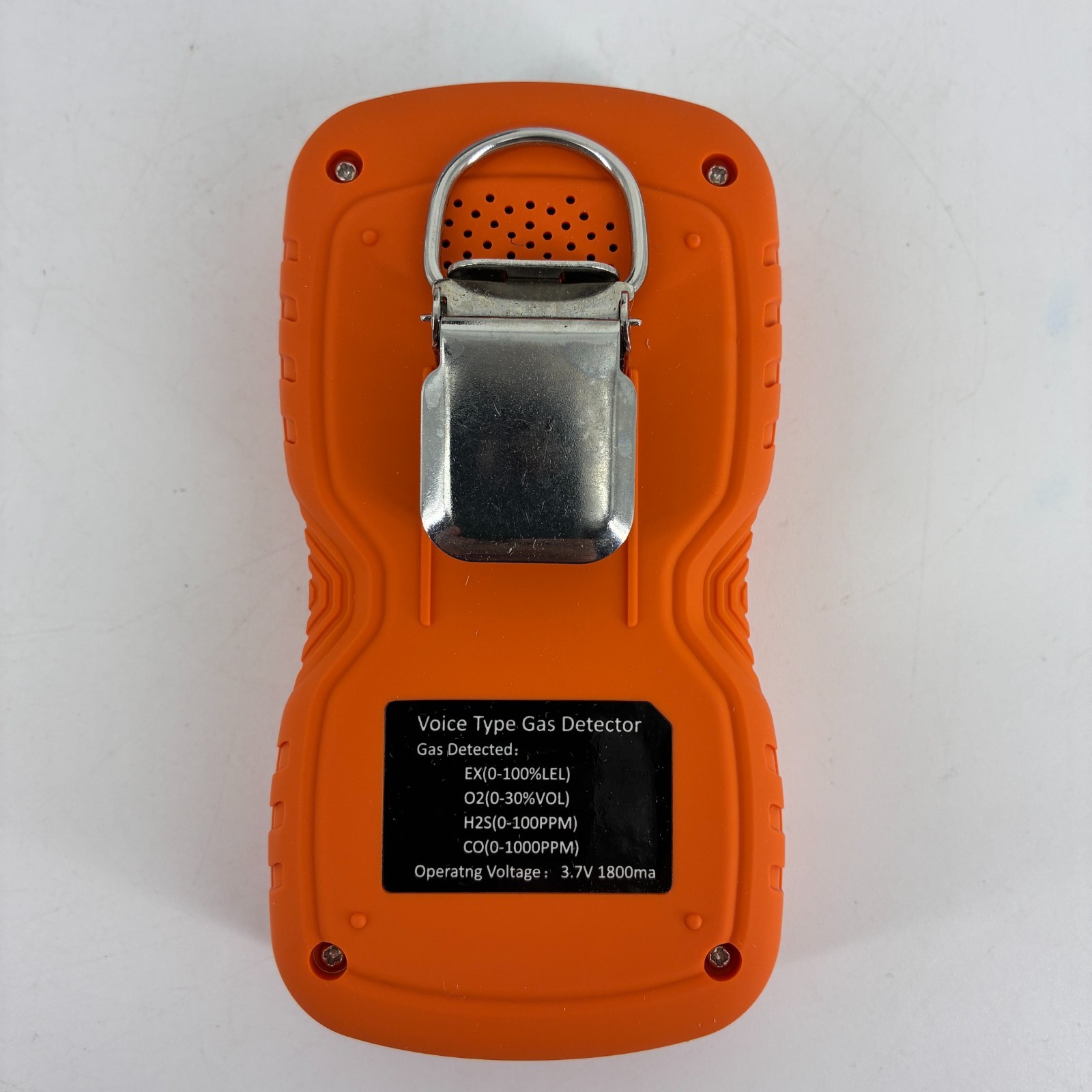 Voice Type Multifunctional Gas Detector with Case – Orange