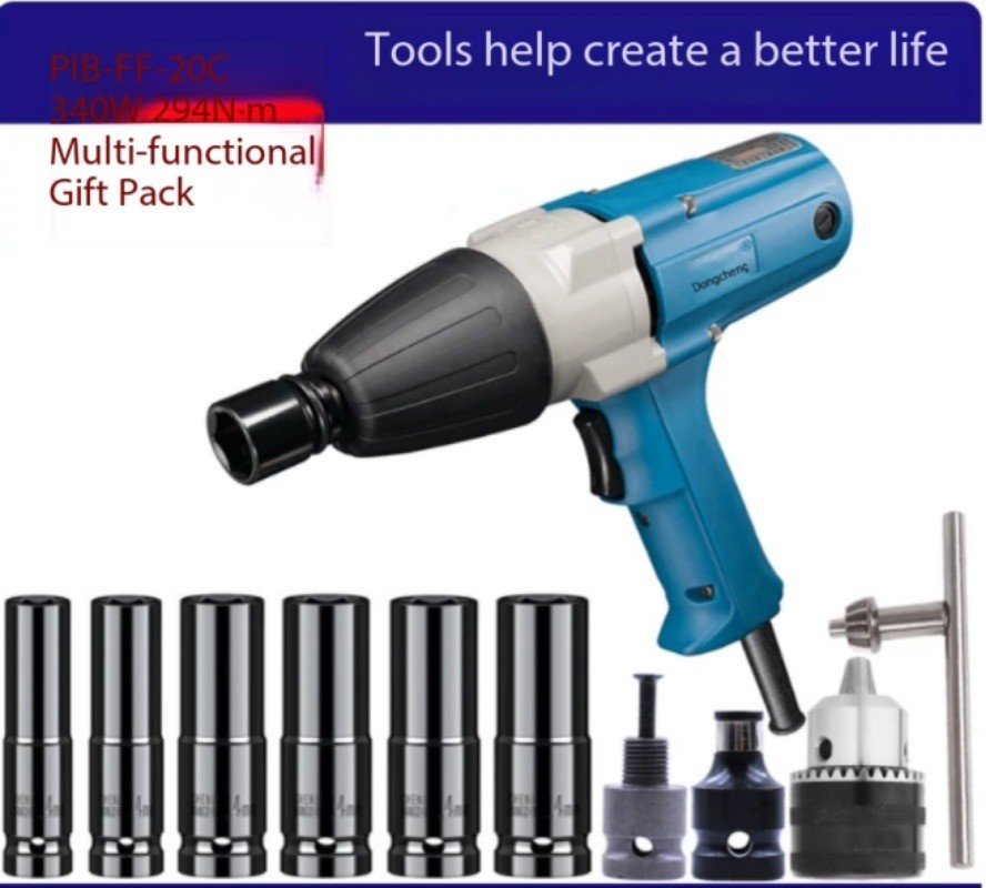 Corded Electric Impact Wrench – High Torque Handheld for Auto & Machine Repair