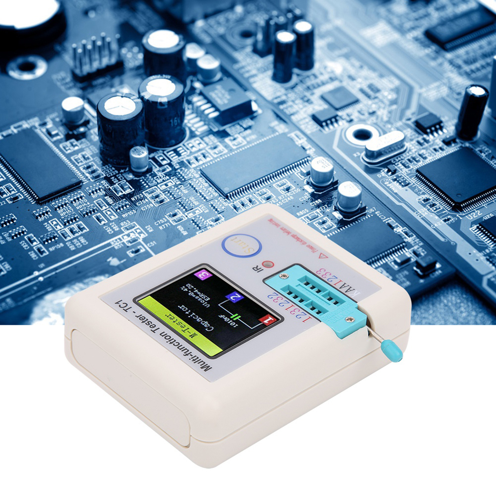 Multi-function Transistor Tester 3.5in TFT Screen LCR TC1 For Capacitor Diodes