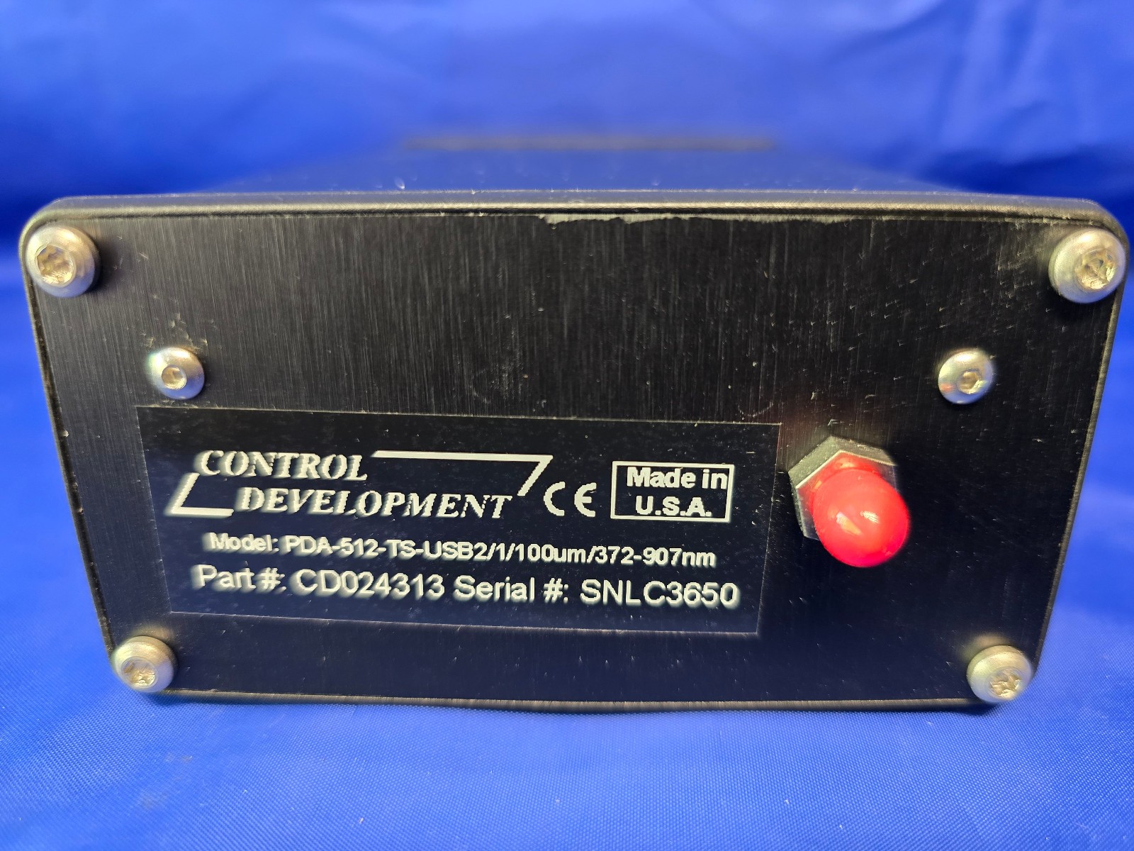 Control Developement Diode Array Spectrometer. PDA-512