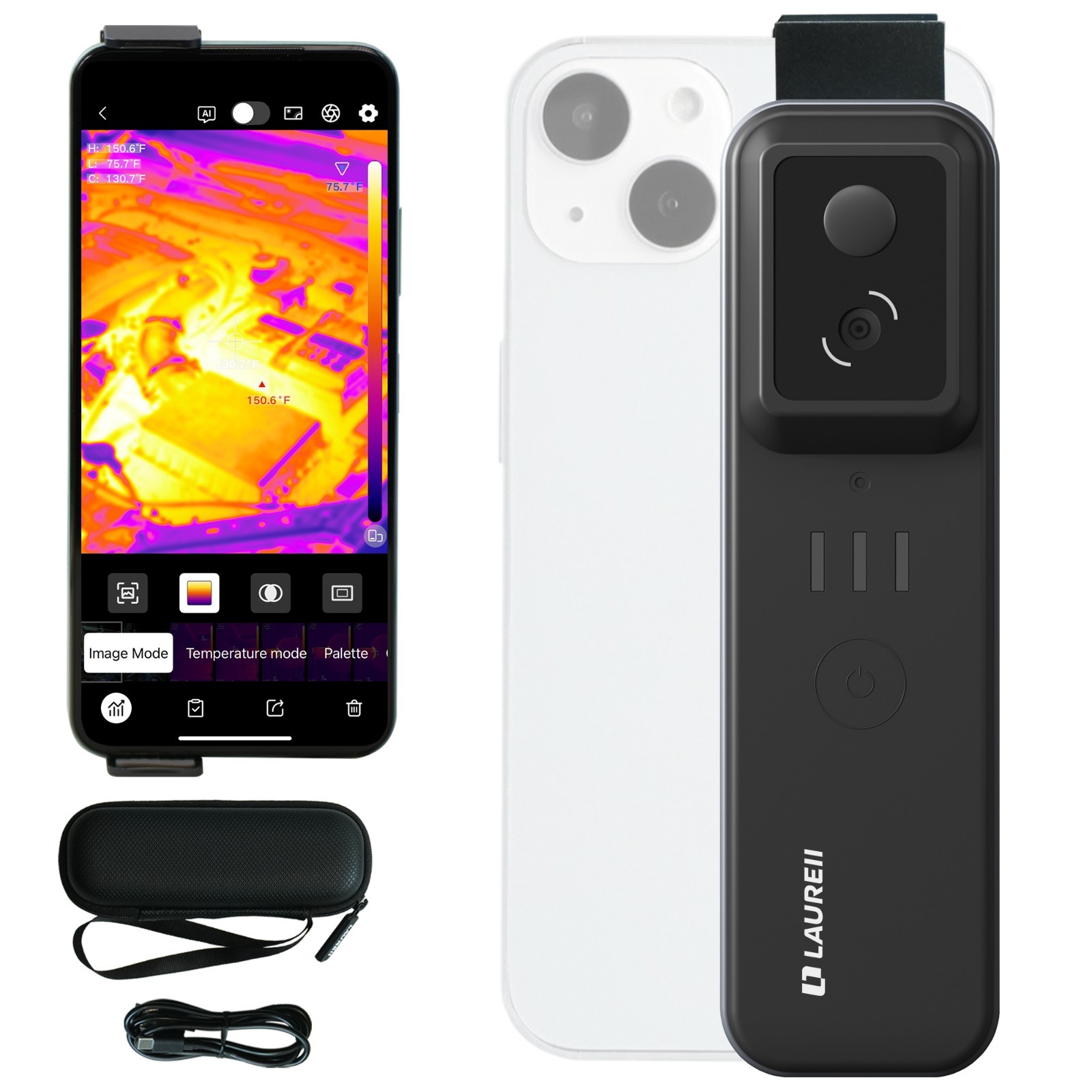 256×192 IR Resolution Imager Camera Wireless Thermal Imaging Camera Handheld