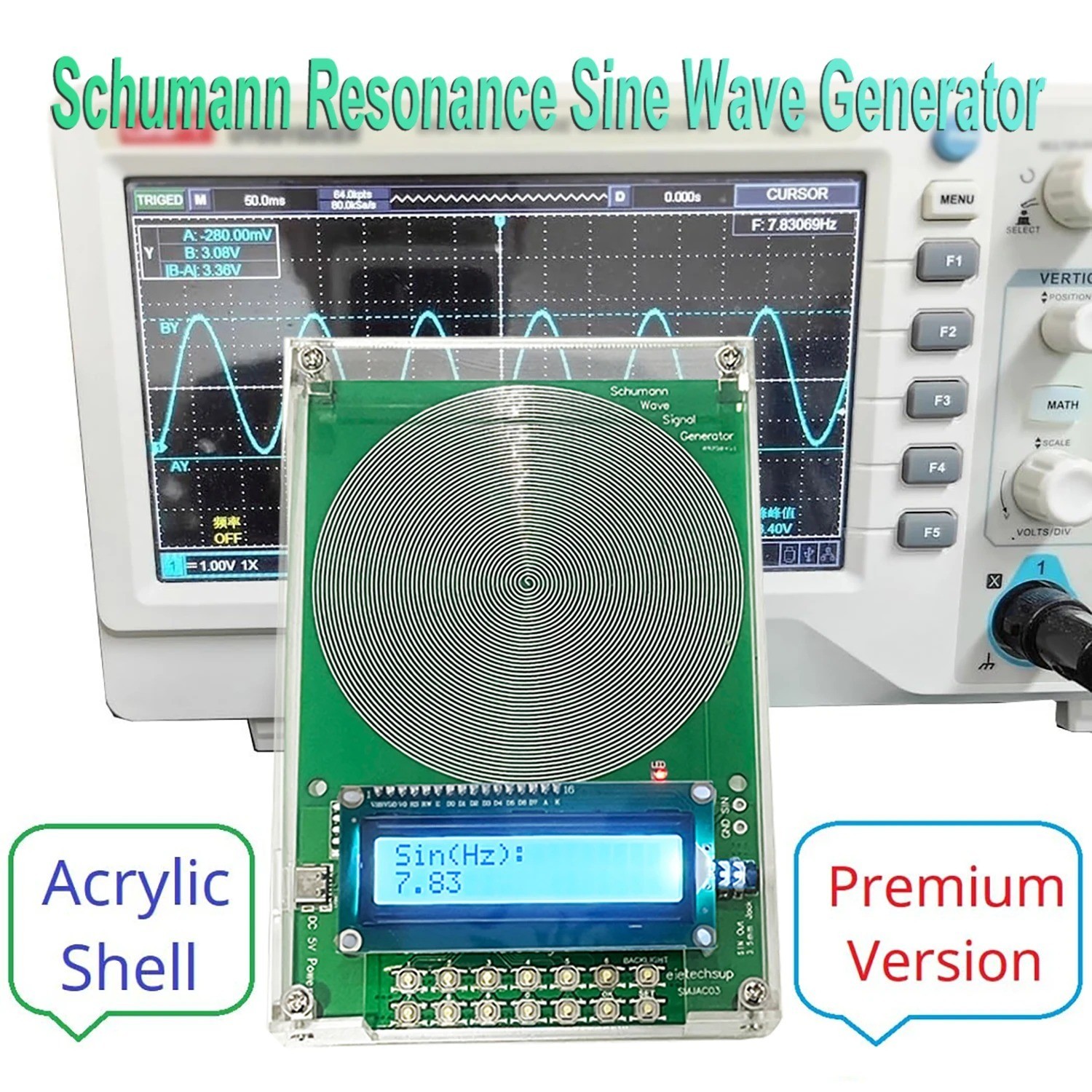 Low Frequency Signal Generator Adjustable Pulse Wave Audio Device