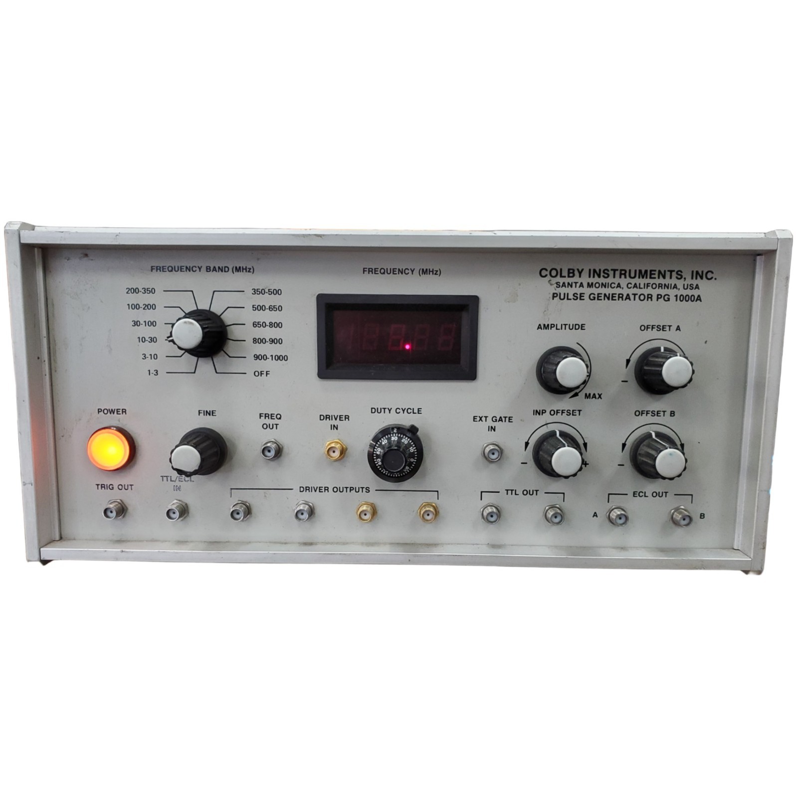 Colby Instruments Inc Pulse Generator PG 1000A