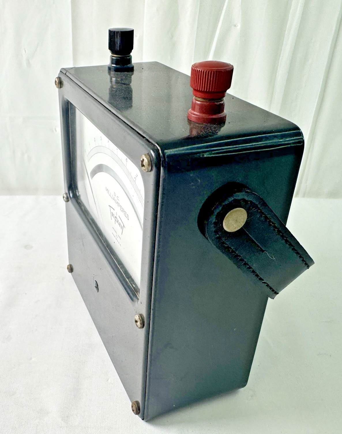 Vintage Triplett Electric Instrument Model 625 Milliammeter DC Milliamperes 0-10