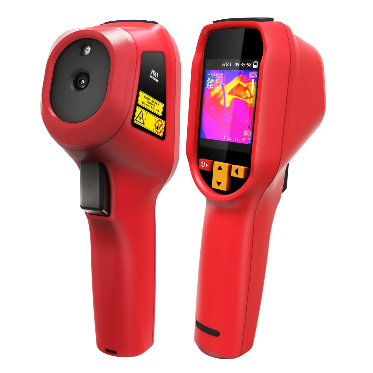 Thermal Imaging Camera, 240 * 240 Handheld Infrared Thermal Camera, 15 Color Pal