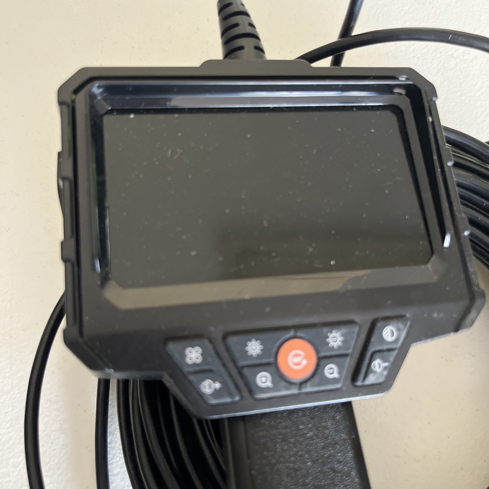 Industrial Endoscope Camera with Light And 50ft Semi-Rigid Cable