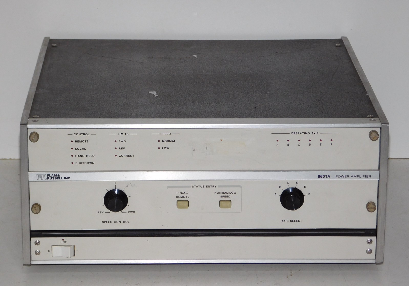 Flam & Russell 8601A Power Amplifier Speed Axis Control Motor Limit Unit USA