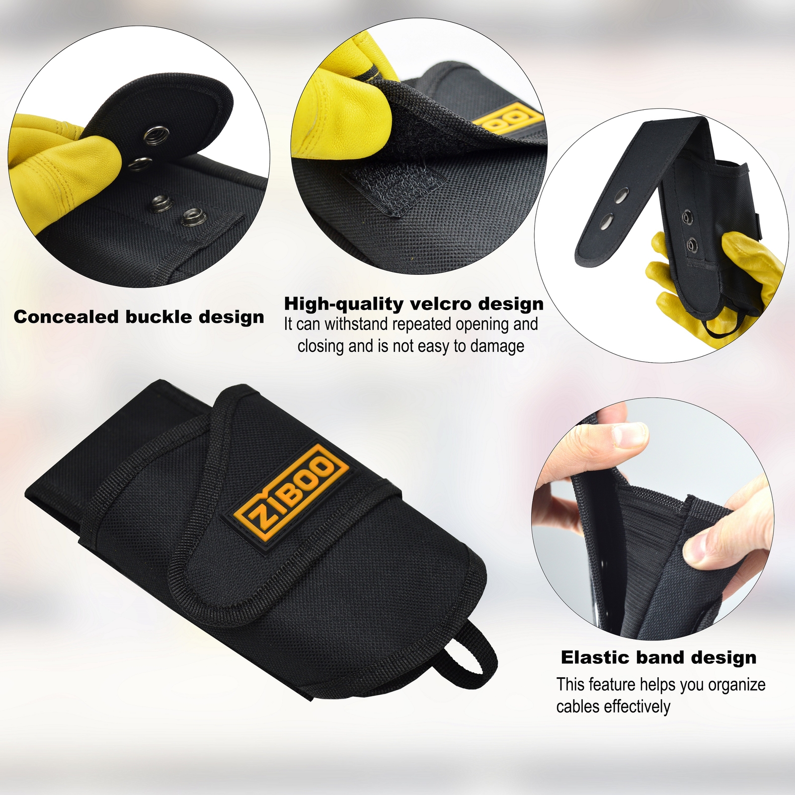 ZIBOO C30 Rugged Fabric Holster ,For T5-1000/T5-600/T6-1000/T6-600