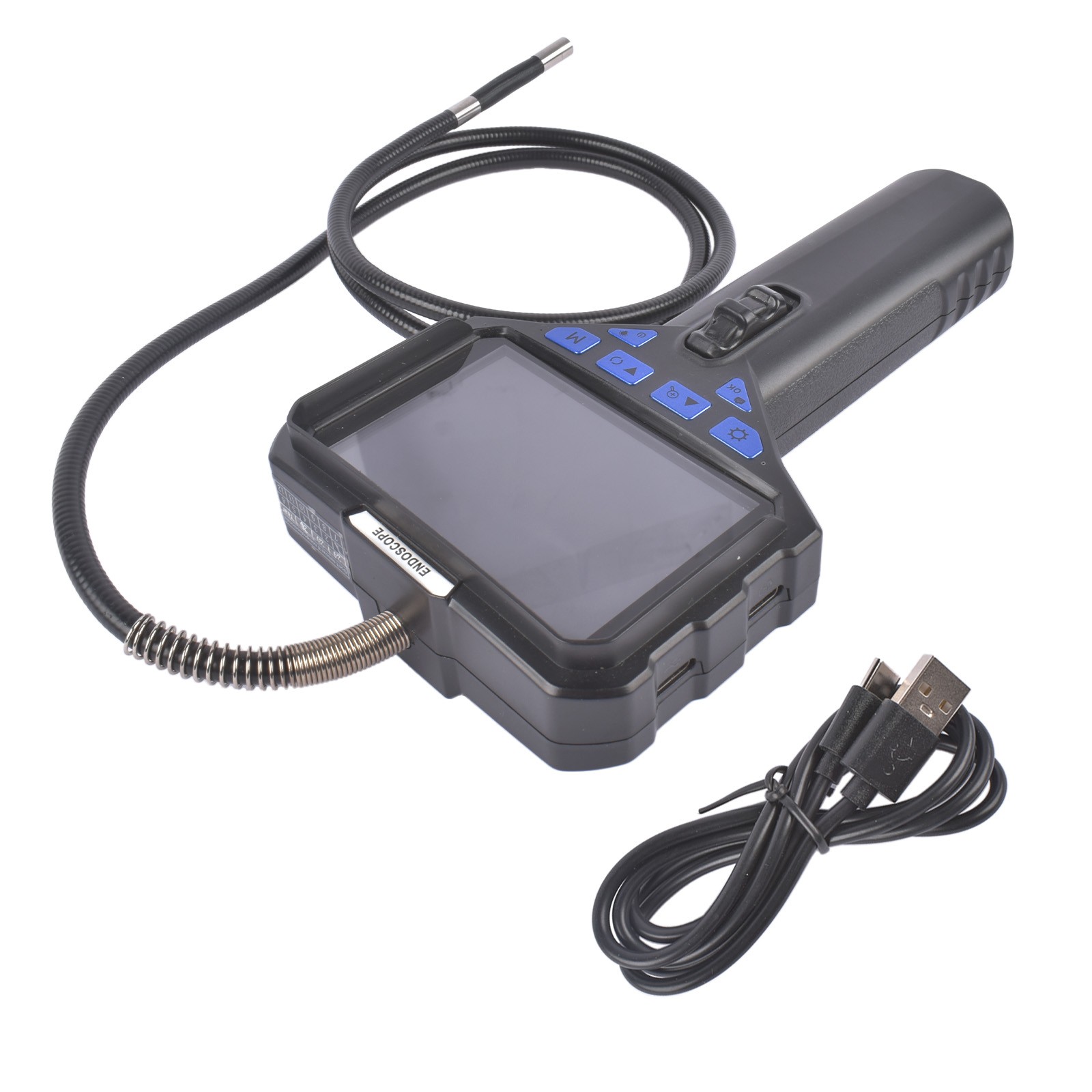 3.3 FT Semi-Rigid HD Video Snake Scope IPS LCD for Automotive Aircraft Mechanics