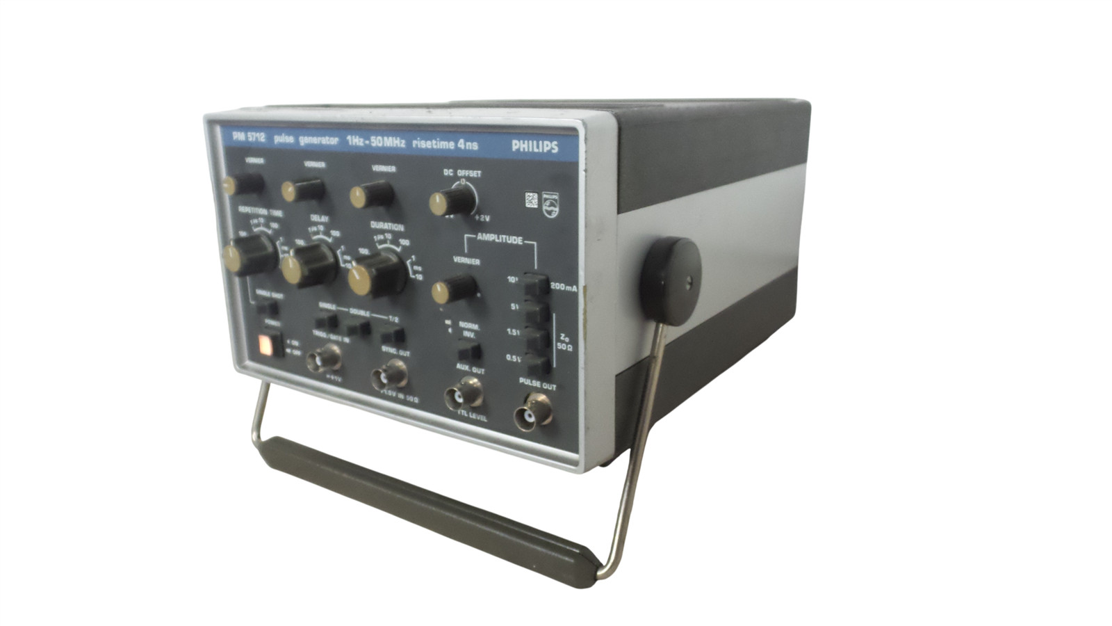 Philips PM 5712 Pulse Generator 1 Hz – 50 MHz Risetime 4ns – Free Shipping