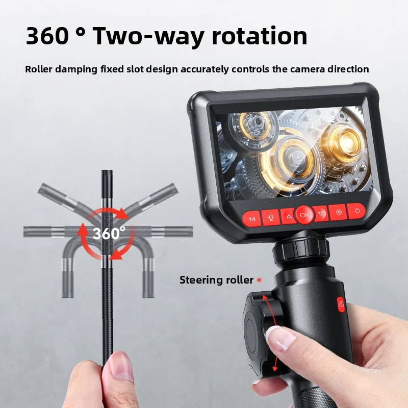 S20B 4.3 Inch Screen 360° Portable Borescope Camera for Auto Repair