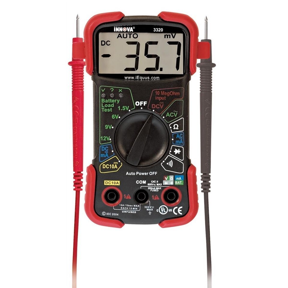 Innova 3320 Auto-Range Digital Multimeter (10 MegOhm) 9 Function – BRAND NEW