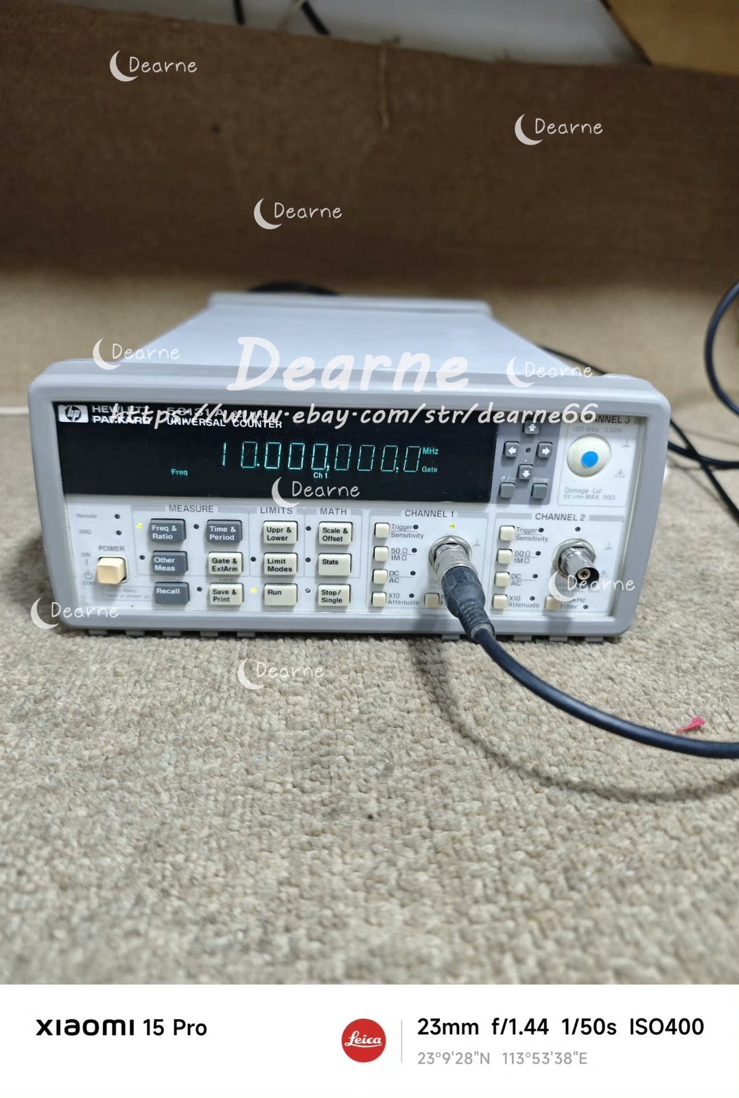 1 pcs 53131A Agilent KEYSIGHT 225MHz REQUENCY UNIVERSAL COUNTER