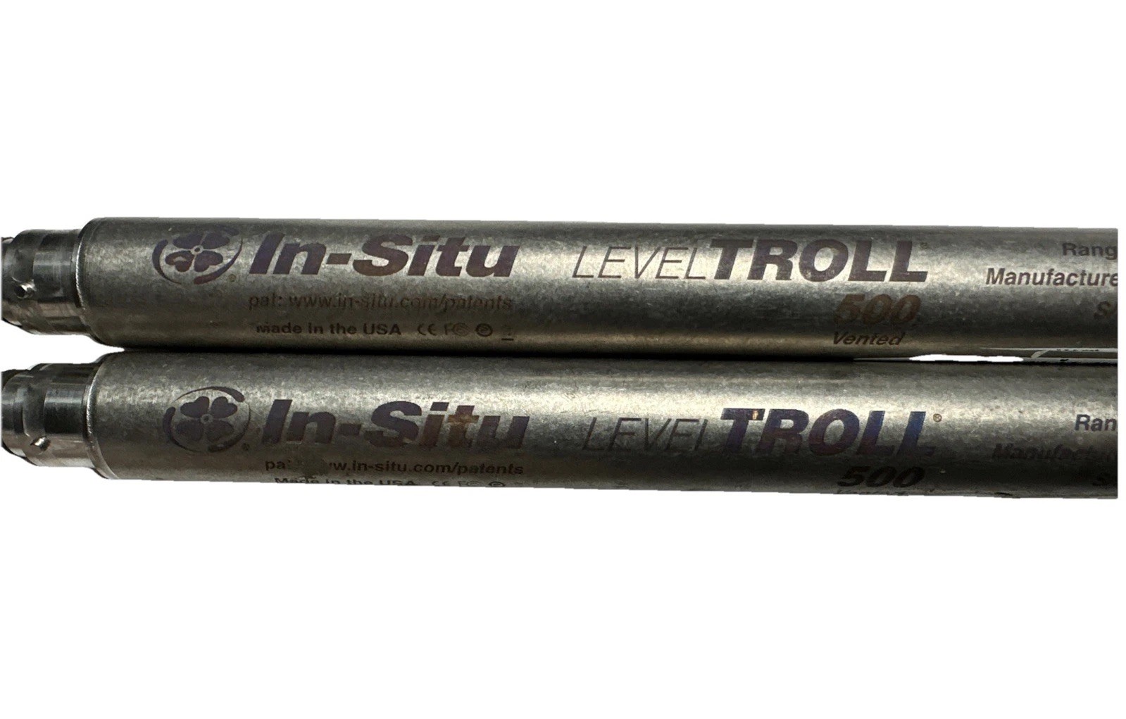 Qty 2 In-Situ Level TROLL 500 Data Logger 3.5 Meter Range Ships Free
