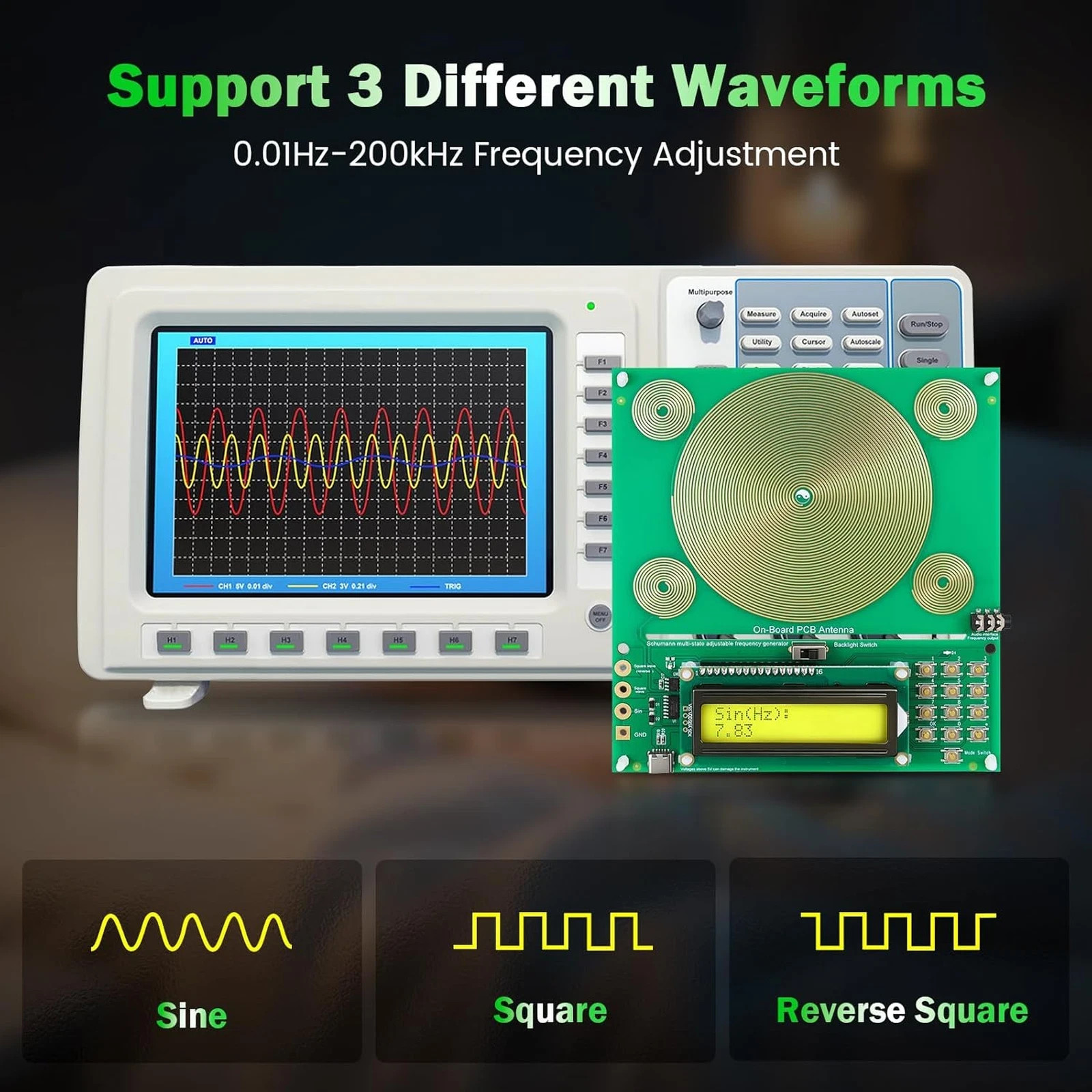 Adjustable Frequency Generator Machine | Schumann Resonance Pulse Generator