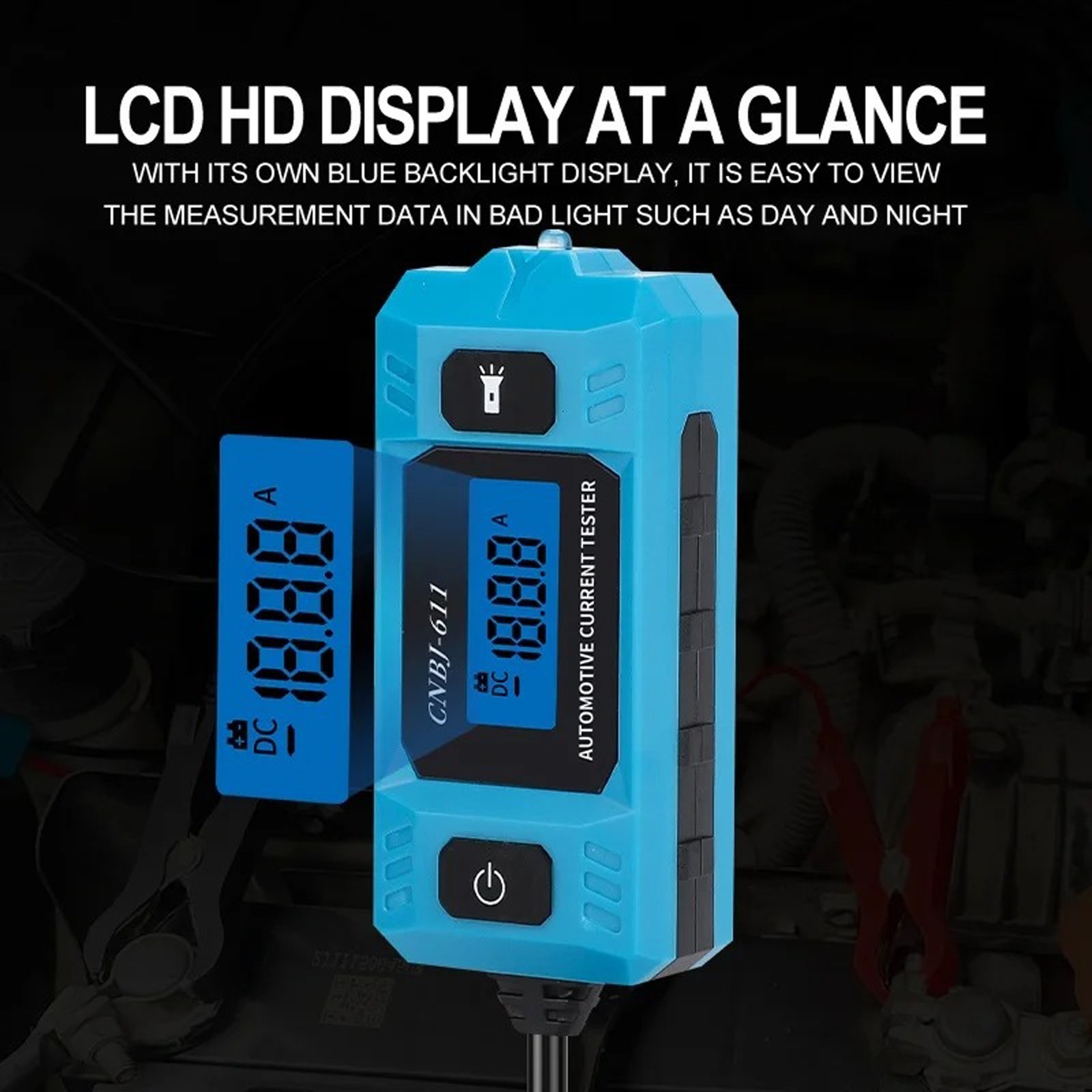 Automotive Circuit Fault Probe Tester,Portable High-Precision Current Tester 20A