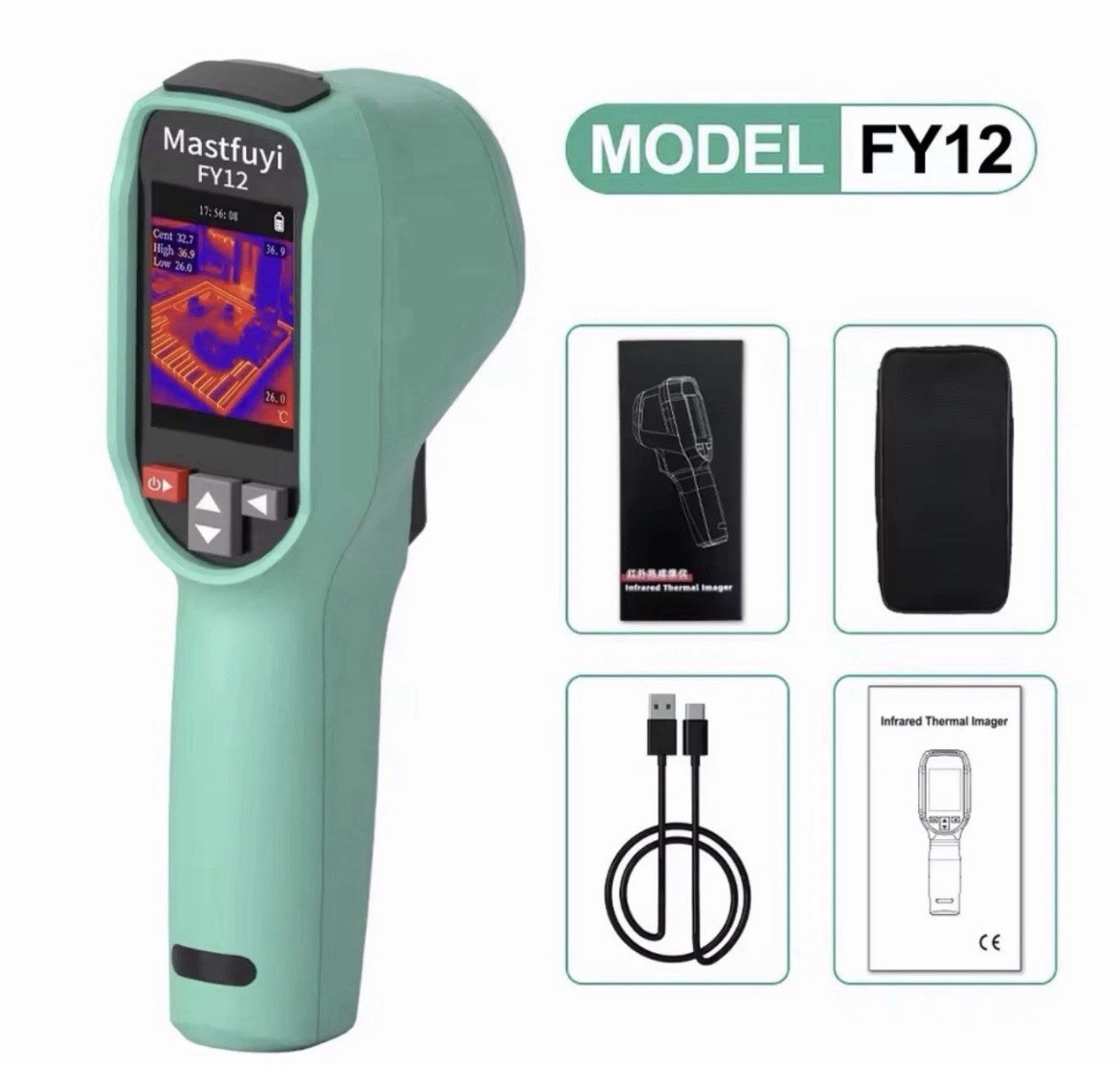 Handheld Infrared Thermal Imager TISR Resolution240x240 Thermal Imaging Camera