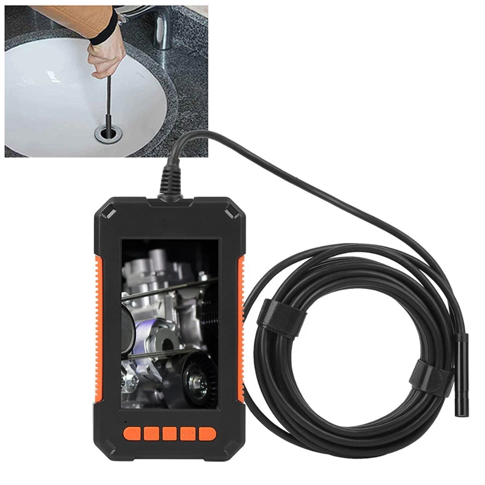 P40 8mm Endoscope 1920 X 1080P 4.3inch Color Display Screen Endoscope New