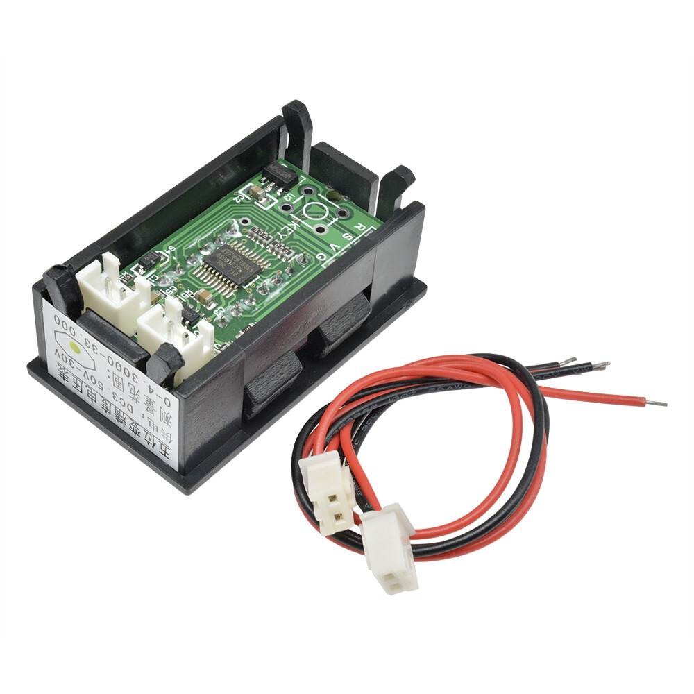 DC 0-4.3000-33.000V 5 Digit LED Digital Voltage Panel Meter Voltmeter 4 Color