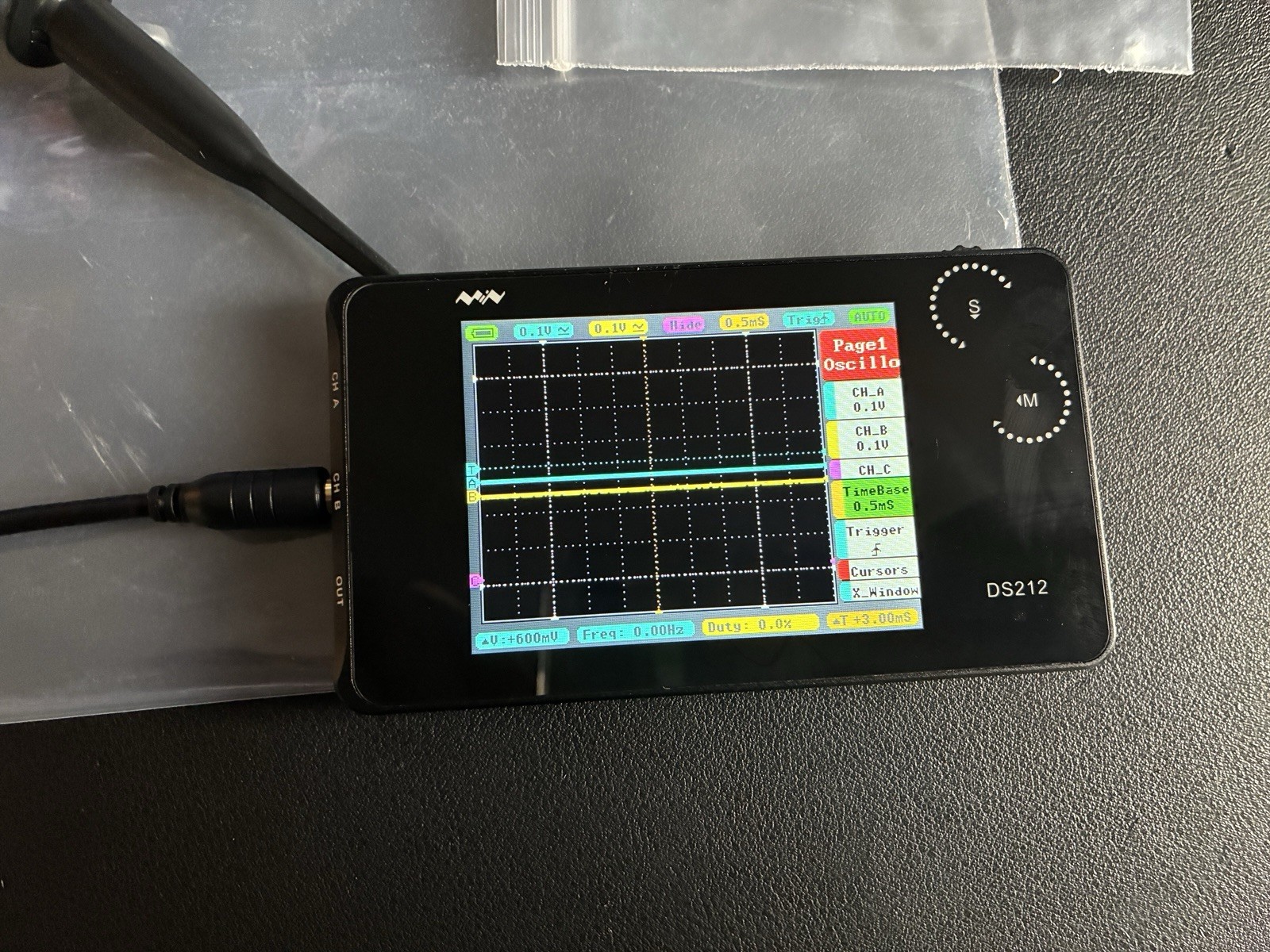 Miniware DS212 dual-channel Pocket Size Portable Handheld Mini Oscilloscope