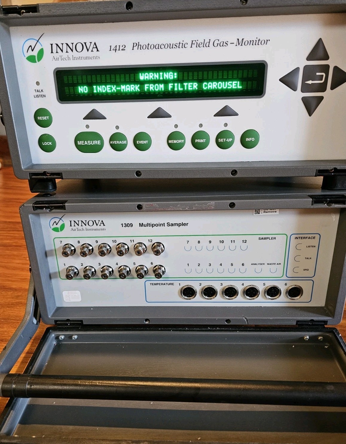 LUMASENSE Photoacoustic Monitor INNOVA 1412 + INNOVA 1309 Multipoint Sampler