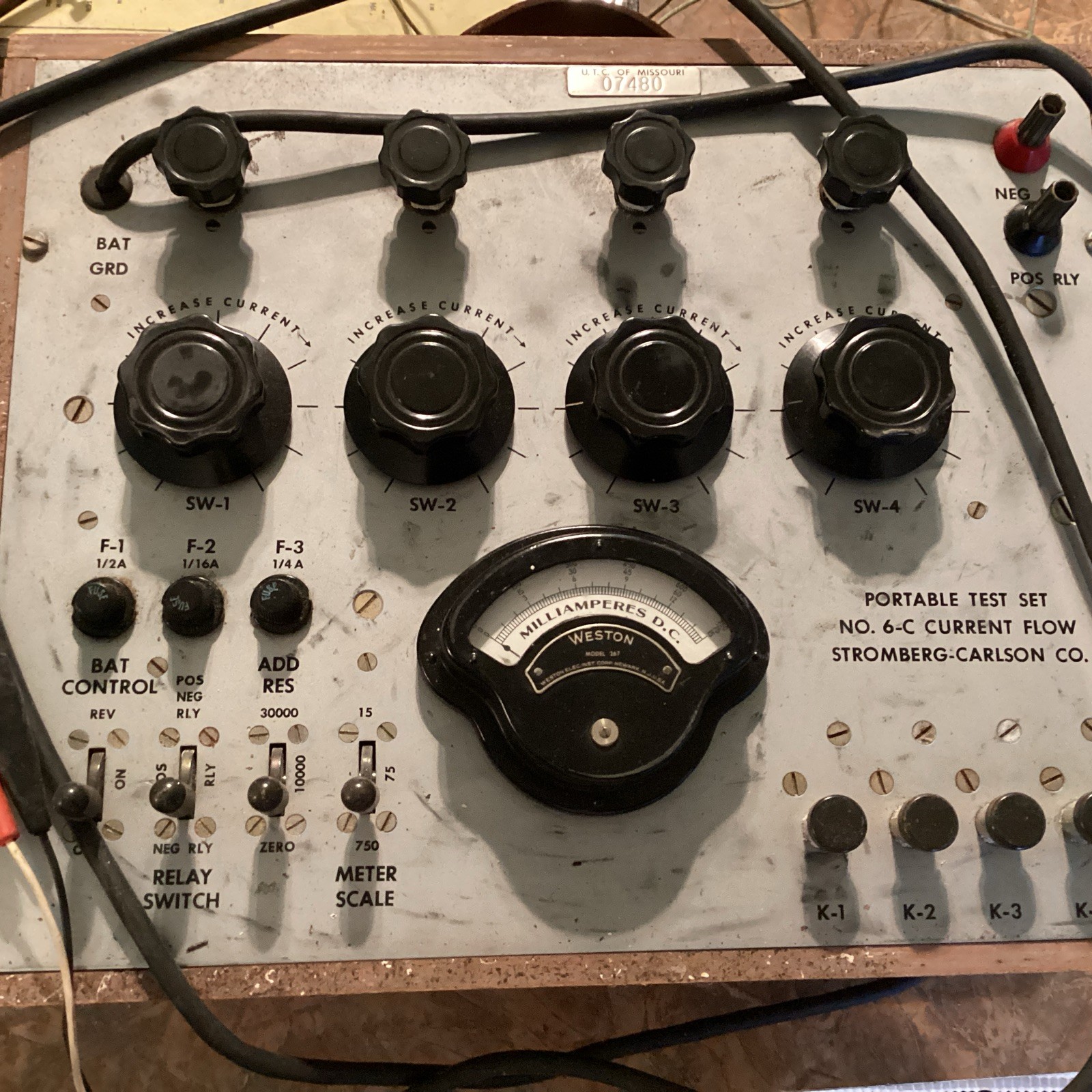 Stromberg Carlson Portable Test Set NO.6-C Current Flow Rochester NY Untested