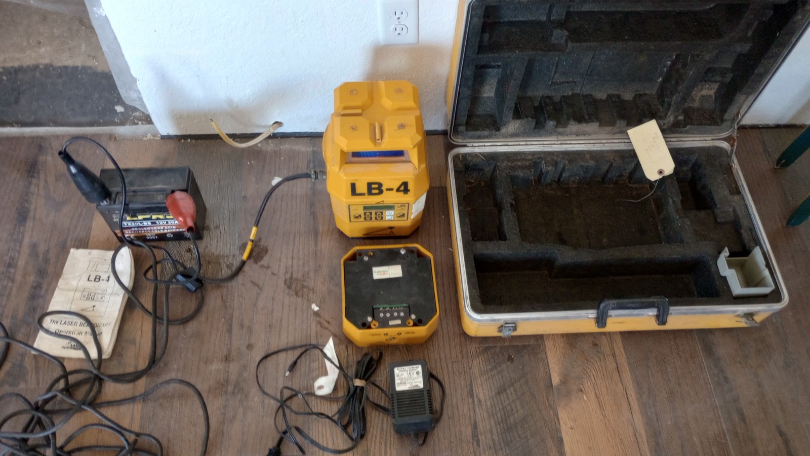 LASER ALIGNMENT LB-4 ROTARY DUAL SLOPE LASER LEVEL,TRANSIT,GRADE,TOPCON,SPECTRA