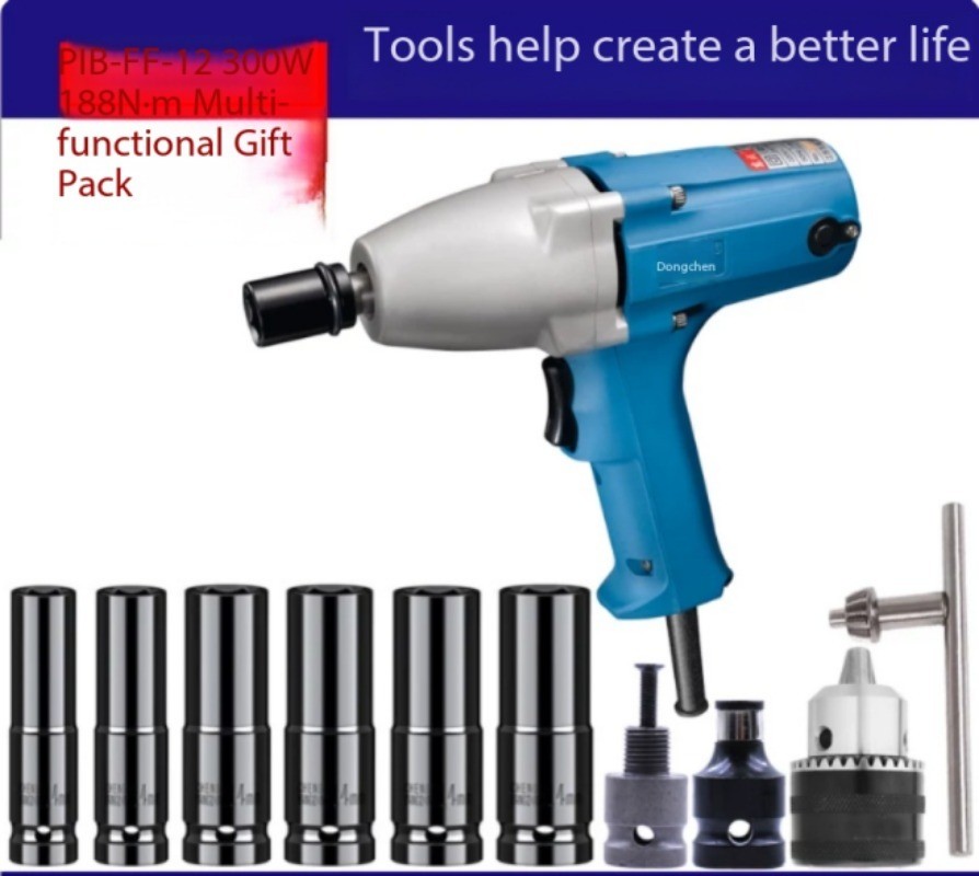 Corded Electric Impact Wrench – High Torque Handheld for Auto & Machine Repair