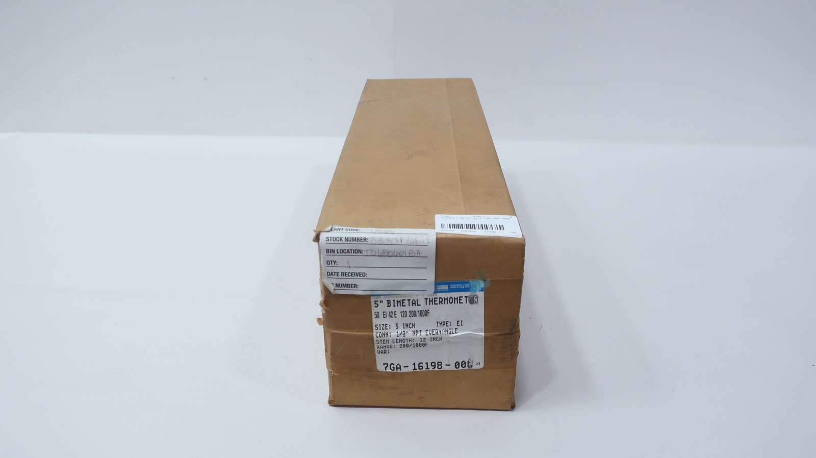 Ashcroft 50 EI 42 E 120 200/1000 Bimetal Thermometer 5in 12in 200-1000f 1/2in