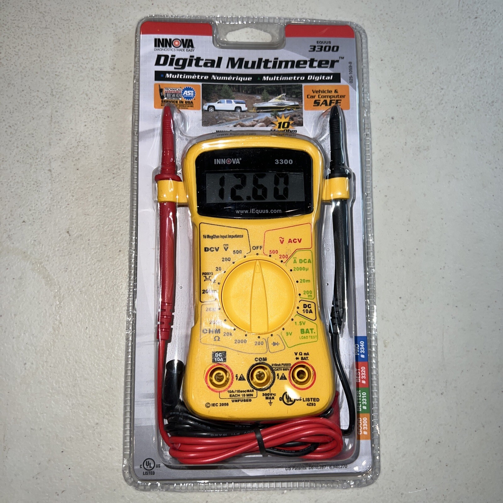 INNOVA 3300 Hands-free Digital Multimeter BRAND NEW FACTORY SEALED