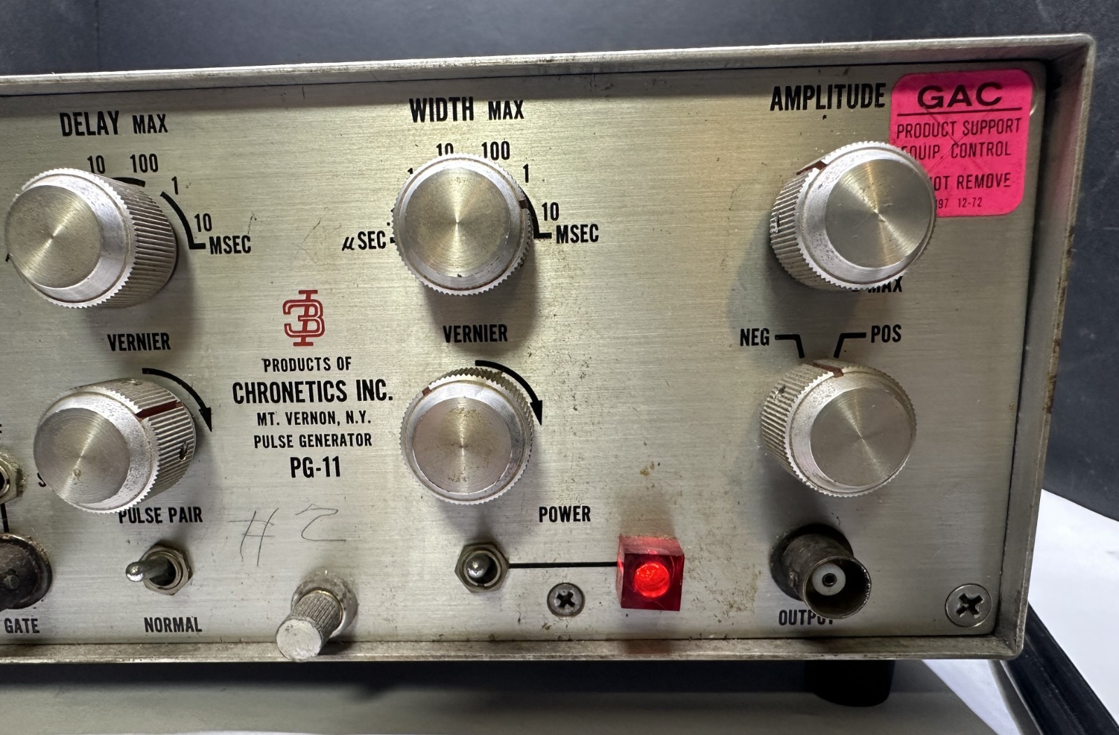 PULSE GENERATOR CHRONETIC MODEL PG-11, Untested as-is, Ham Radio, RF Prj. PCs
