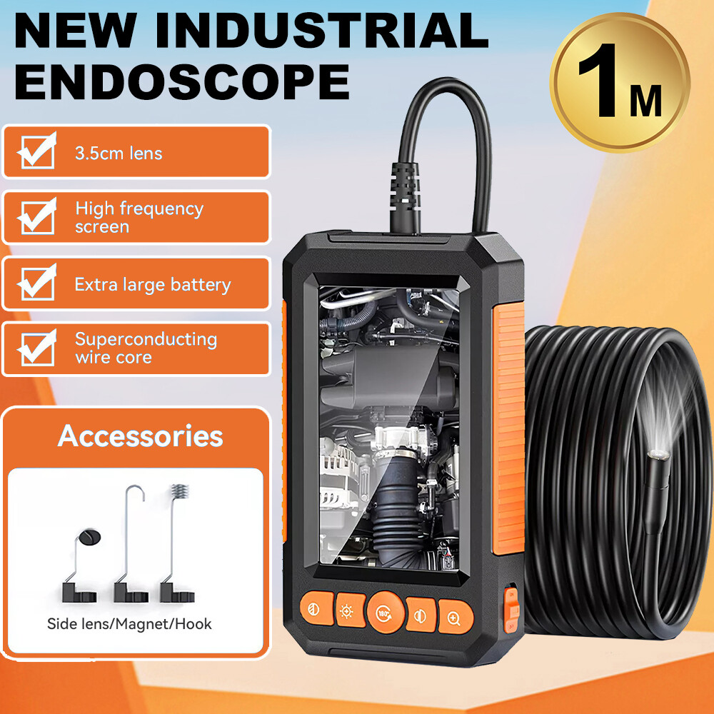 KERUI 4.3 Inch Screen 1080P Endoscope 1M IP67 Waterproof Industrial Snake Camera