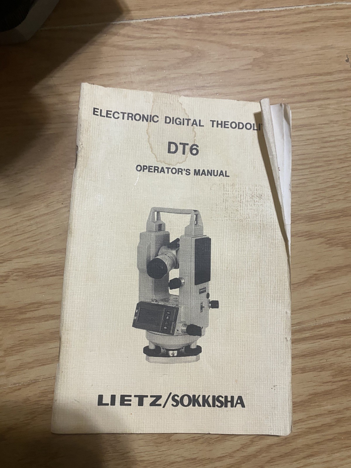LIETZ SOKKISHA DT6 Electronic Digital Theodolite, Excellent Transit Surveyor