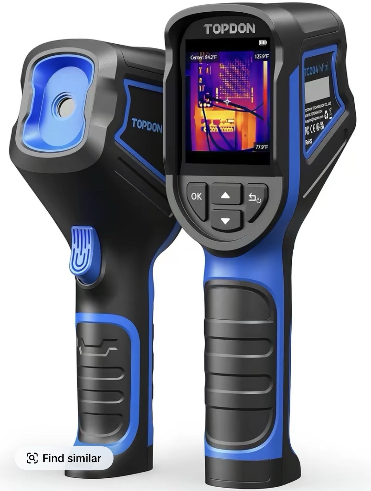 2026 TOPDON TC004 Mini Thermal Imaging Camera 240*240 IR Long Battery Life US