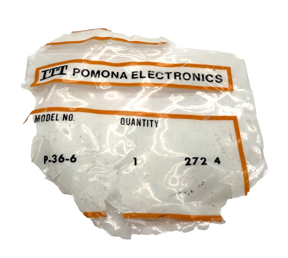 Lot of 11x Pomona Electronics P-36-6 Pin Tip Plug Patch Cord, Stackable, 36in