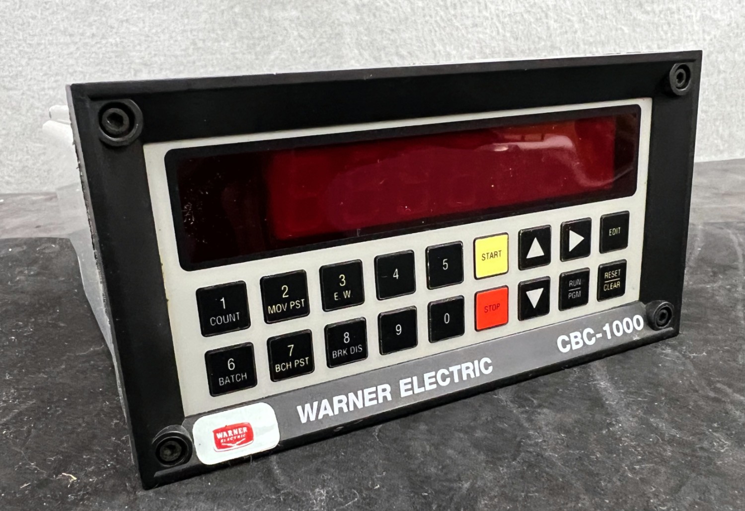 Warner Electric CBC-1000 Counter Industrial Digital Counter Tested Working