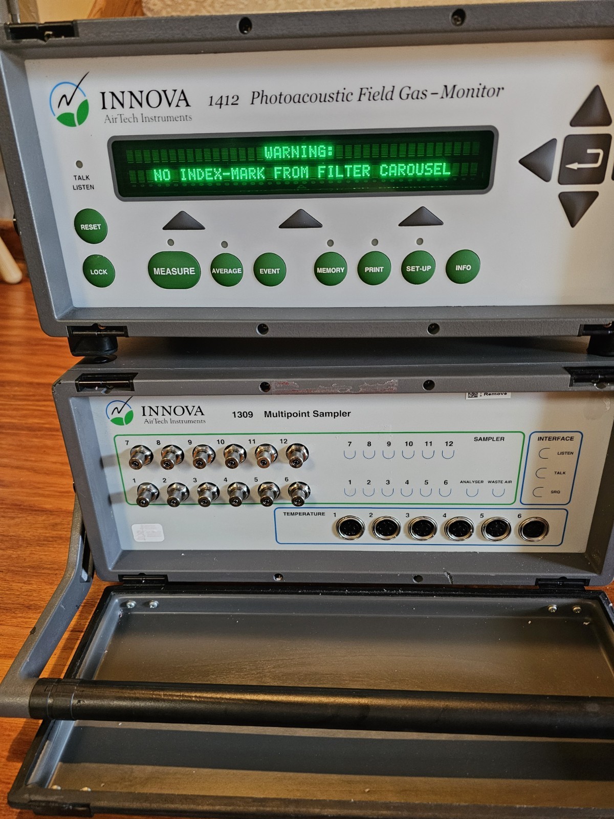 LUMASENSE Photoacoustic Monitor INNOVA 1412 + INNOVA 1309 Multipoint Sampler