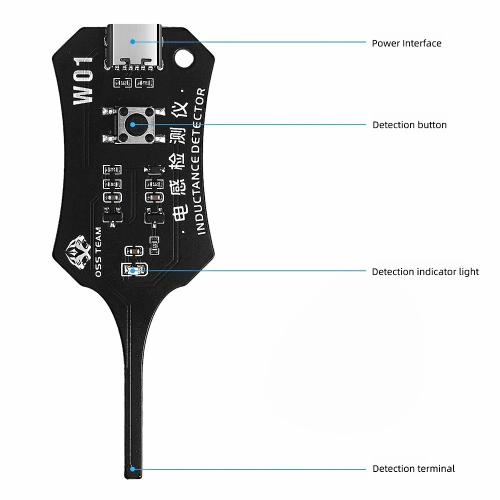 Universal Inductance Tester W01 Inductor Detectors With Compactly Construction