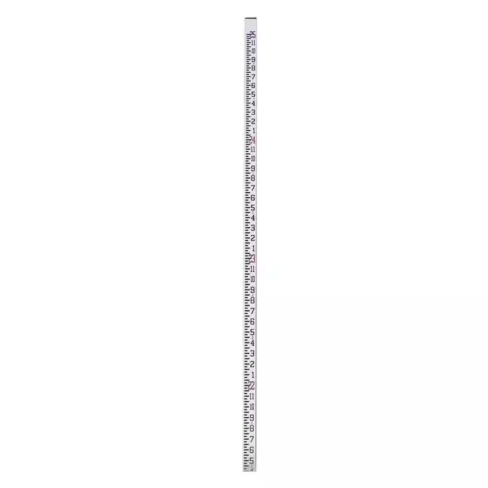 25 Ft. Fiberglass Rectangular-Shaped Leveling Telescoping Rod with Carrying Bag