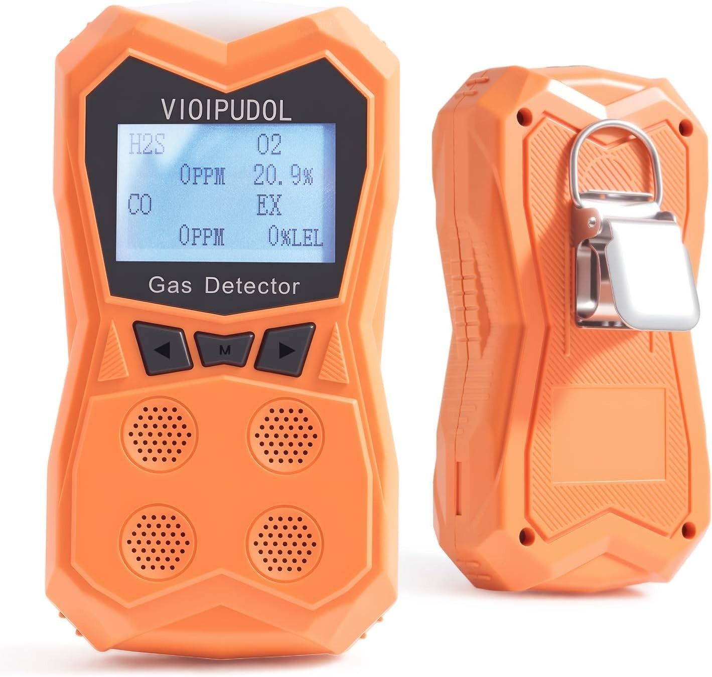 Vioipudol BTQ-400A Multi Gas Detector 4-in-1 Rechargeable Data Storage NEW
