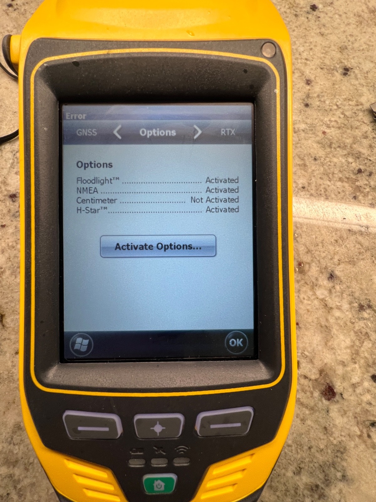 New in box (12/ 2014) Trimble Geo 7X – rangefinder, car charger, monopole, more!