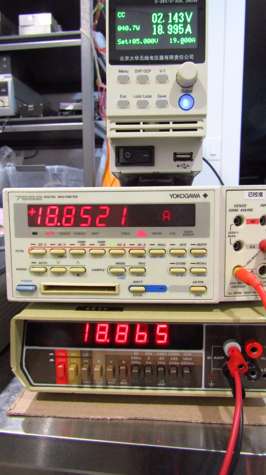 Keithley 179-20A Multimeter, 20A current test meter, with test lead (30A)