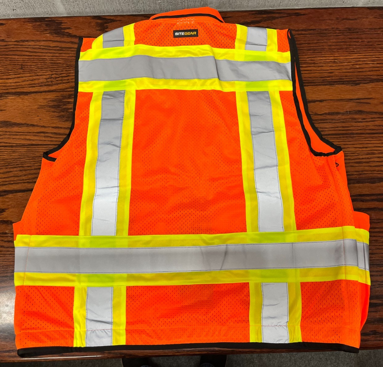 NEW Dave White 23-750-F0 Surveyor Vest in Flo Orange