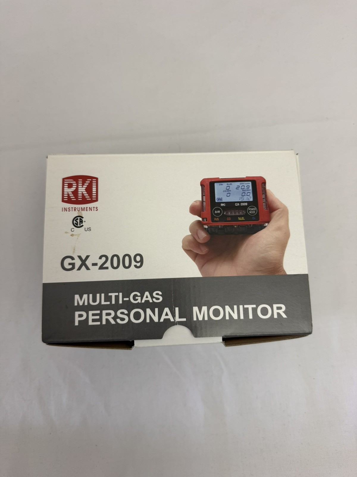 RKI GX-2009 4-Gas Monitor – Lightly Used, Calibrated, Complete Kit