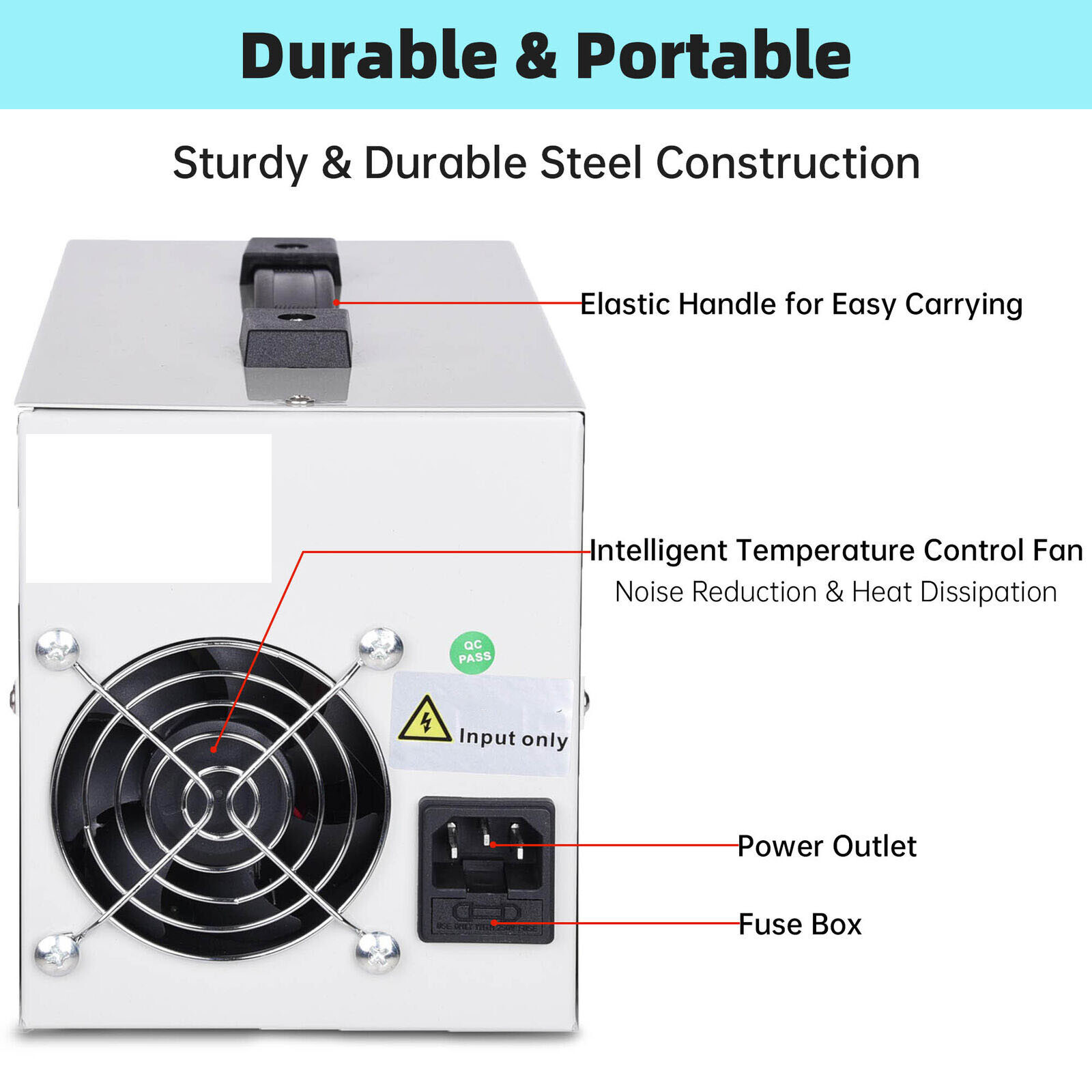 220V 0-60V 0-20A Adjustable DC Power Supply Precision Variable Digital Lab Test