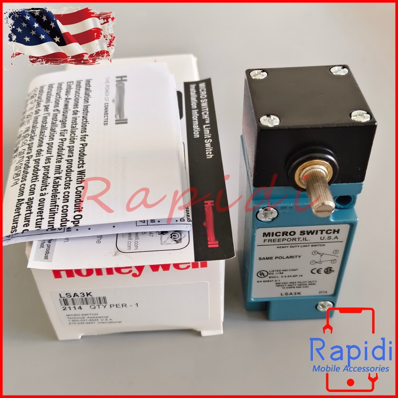 Micro Switch Heavy Duty Limit Switch Rotary Lever For Honeywell LSA3K 10A 600VAC
