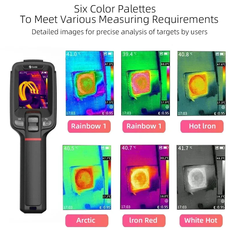Guide PC230 Thermal Camera Imager 256×192 Infrared Leakage Tracking Inspection